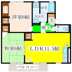 南瀬高駅 徒歩28分 2階の物件間取画像